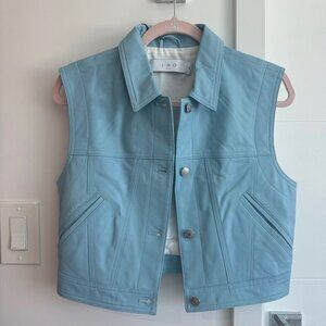 BRAND NEW IRO Paris Leather Vest (has matching shorts)